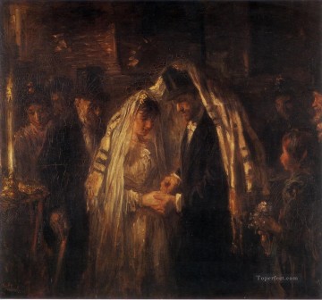 Una boda judía 1903 judía Pinturas al óleo